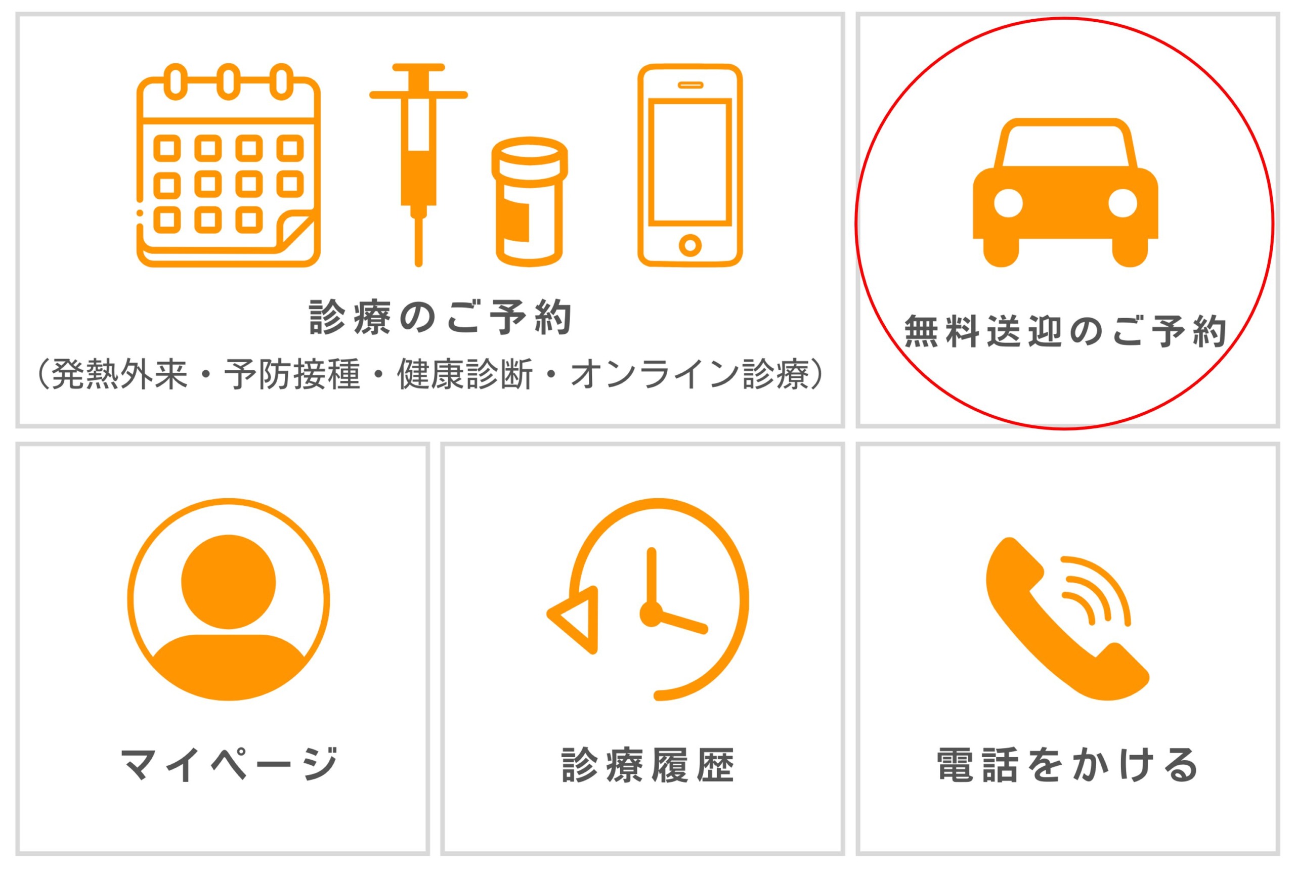 LINEメニュー画面